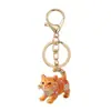 Llavero de gato esmaltado, colgantes surtidos multicolor, decoraciones para mochila de estudiante, accesorios de regalo para eventos festivos