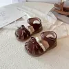 Sapatos Macios para Bebês e Crianças Pequenas, Sapatos de Verão para Meninas de 1 a 3 Anos, Sandálias de Novo Estilo, Sandálias Estilo Princesa para Meninas