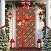 2026 Nueva Cortina de Puerta Navideña Bandera Decoración de Fondo del Monstruo Verde Grinch Navideño para Exteriores Tela Colgante Cubierta de Puerta