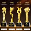 Trofeo de Cristal de Resina Nuevo 2025 Medalla Hecha a Medida Atmosférico de Gama Alta Creativo Campeón de Concurso de Canto Niños