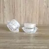 10g Botella transparente de diamante 5g crema crema 20g crema en frasco secundario con aplicador 15g palillos