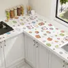 Pegatinas a Prueba de Aceite para Cocina Dibujos Animados Pared Ignífugas Impermeables Resistentes a Altas Temperaturas Película para Estufa Autoadhesiva Gabinete Encimera Prueba de Humedad