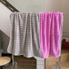 Toalla de playa absorbente para natación, dormitorio, moda, terciopelo de burbujas, toalla de baño para parejas, conjunto de tres piezas, gruesa, cálida, sin pelo