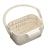 Cesta escurridora retráctil colgante para lavar verduras, cesta engrosada para lavar frutas y enjuagar arroz para el hogar en la cocina, estante de almacenamiento con filtro de agua