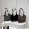 Moda Outono/Inverno 2026 Bolsa Versátil de Cor Sólida com Textura Simples Bolsa de Novo Estilo Bolsa de Ombro Bolsa Tote
