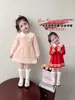 Ropa de Otoño para Niñas Vestido de Manga Larga Cuello de Muñeca Suéter de Punto de Otoño para Niños Vestido de Princesa Vestido de Lana Súper Hermoso