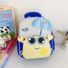Nueva mochila ligera y linda de cangrejo de dibujos animados transfronteriza para niños de 3 a 6 años, niños y niñas, adecuada para jardín de infantes y estudiantes escolares
