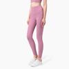 Calça Yoga Aidu Nuls de Cintura Alta para Mulheres, Calça Fitness Yoga Anti-Rolo, Levanta Bumbum, Comprime Barriga Calça Pêssego, Calça Nove Pontos para Uso Externo