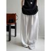 Pantalones Anchos de Cintura Alta Ns Relaxed and Simple Yamamoto para Mujer, Nuevo Estilo de Verano, Pantalones de Tencel Estilo Perezoso 1882