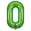 Globos Pequeños Digitales de Papel de Aluminio 16 pulgadas Versión Americana Delgados Decoración Fiesta de Cumpleaños Comercio Exterior Globos Digitales Venta al por Mayor