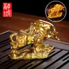 Figura de vaca para té que cambia de color, un accesorio de té creativo que se puede usar para mejorar la experiencia de beber té, transformando la atmósfera con su diseño único e inspirado en el Zen