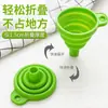 Mini Embudo Dispensador de Líquidos, Retráctil y Plegable, para Uso en la Cocina, Boca Ancha para Verter Aceite, Embudo de Cuello Largo