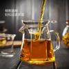 Venta al por mayor de fábrica taza justa de vidrio grueso resistente al calor juego de té kung fu cuadrado creativo garantía de calidad del té