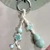 Chaveiro de Cerâmica de Jingdezhen Maçã Estilo Étnico Bolsa Tecida Pendurar Barraca de Mercado Noturno Artística Acessórios Pequenos Atacado em Estoque