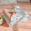 Colcha de Verano de Algodón Lavado Hilo Arrugado Clase a, Colcha de Verano Refrigerante de Algodón Seda Pluma, Colcha de Aire Acondicionado, Colcha Delgada Lavable a Máquina, Envío Transfronterizo