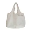 Bolsa de Lona, Cor Sólida, Sensação de Luxo, Bolsa de Ombro, Bolsa Transversal, Bolsa Tote para o Trabalho, Bolsa de Mão de Grande Capacidade