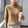 Suéter de Tricô Gola Alta Slim Fit Transfronteiriço, Novo Outono/Inverno 2026 Feminino Macio Pulôver