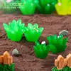 Nova paisagem micro criativa simulação grama materiais de paisagismo DIY acessórios decorativos garrafa micro ecológica mini pequenos ornamentos