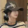 Nuevo Modelo 2026 Gorra para Mujer de Gran Circunferencia de Cabeza, Gorra de Béisbol Bordada con Letras y Ala Ancha, Adelgazante, Versátil y de Moda Gorra tipo Pato para Hombre