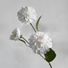 Flor artificial de fragrância escura com 3 cabeças dália dupla flor falsa decoração de flor artificial sala de estar buquê de alto nível comércio exterior transfronteiriço