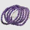 Pulsera Popular Natural de Cristal Transfronteriza, Pulsera de Amatista Soñadora, Joyería DIY, Piedra Preciosa Morada, Estilo Europeo y Americano