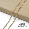 Corrente fina O-ring extensão corrente para fazer grampos de cabelo franjas colares anéis bolsas acessórios de cabelo materiais e acessórios