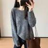 Deixa a pele super clara~ O processo escovado faz parecer super modelador, estilo solto, preguiçoso, roupa quente para mulheres, 2026 novo inverno H091815