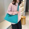 Bolso de Lona Nuevo 2023 Bolso de Mujer Serie Mori Simple Estudiante Clase Viajero Mochila Escolar Gran Capacidad Bolso de Hombro de Moda