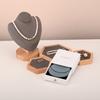 Fábrica Pequena Produção Personalizada Microfibra Veludo Alta Qualidade Viagem Armazenamento Redonda Portátil Joias Embalagem Bolsa