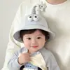 Sombrero de Pescador para Bebé, Estilo Delgado de Primavera y Otoño, Sombrero de Elfo Lindo y Adorable, Sombrero Cubo Pequeño para Bebés y Niños Pequeños, Sombrero de Sol de Verano