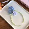 (Lágrimas de Rosa) Super Hada Rosa 2025 Nuevo Dulce Cinta Cola de Caballo Anillo para el Cabello Accesorios para el Cabello Celebridad de Internet Flor Super Hada
