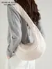Bolso de Nylon tipo Dumpling de Estilo Coreano, Nicho, Estilo Perezoso para Mujer, Bolso de Mano y Bolso de Hombro Retro de Moda de Alta Gama con Gran Capacidad
