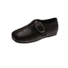 Zapatos de conducción de suela blanda de suela plana retro 2026 zapatos pequeños de cuero Mary Janes zapatos sencillos nuevos de otoño zapatos pequeños de cuero mocasines