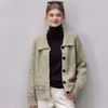 Cárdigan de punto con patrón geométrico estilo retro, nueva colección otoño/invierno 2026, corte holgado, adelgazante, de un solo botón, con cuello de solapa