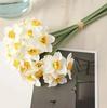 Ramo de narcisos artificiales, decoraciones de mesa estilo nórdico para sala de estar en casa, adecuado para explosiones transfronterizas del Día de la Madre