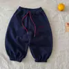 Pantalones Deportivos de Otoño para Niños 2026 Nuevo Estilo Bebé Estilo Coreano Joggers Ropa Infantil Pantalones Casuales Simples Versátiles