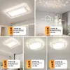 [Guau] Lámpara de techo LED moderna y sencilla con diseño de cielo estrellado y espectro completo, estilo 2025.