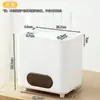 Caja de almacenamiento para router de plástico blanco BNBS, caja wifi multicapa apilable, estante para cables de alimentación de sala de estar