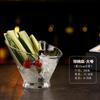 Cuenco de Acrílico Estilo Japonés con Tiras de Pepino Taza Comercial Refrigerada de Pepino Plato de Tubo de Ensayo de Barra Cuenco Inclinado Plato de Fruta Seca Plato de Bocadillos