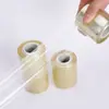 Filme de Fio de PVC com Núcleo Grande Filme de Enrolamento de Fio Filme Plástico 6cm Transparente Ecológico Filme Autoadesivo Filme Protetor Verde para Uso Doméstico