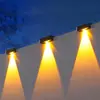 Luz de Jardim Solar Holofote Transfronteiriça Exterior à Prova d'Água Decoração de Atmosfera Arranjo Lavador de Parede Varanda Acende Automaticamente após o Anoitecer