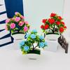 14 Bonsáis de Rosas de Espuma Escena Romántica de Propuesta Diseño Simulado Planta en Maceta Decoración para Fotografía de Interiores Adornos de Flores Artificiales