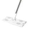 Pano Mop Eletrostático para Remoção de Poeira, Mop Descartável para Preguiçosos, Mop Plano Sem Lavagem, Ferramenta Doméstica de Limpeza a Vácuo