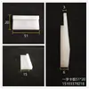 Fivela de chapa de metal cartão de papel capa protetora acessórios processamento polia controle deslizante roda de cobre almofada em forma de 8 placa de cobertura tira de vedação