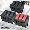 Interruptor basculante de 9 pies y 2 velocidades de 3 contactos interruptor basculante negro KCD9 luz LED de ojo de gato rojo con CQC y otras certificaciones