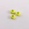 Cuentas de Ábaco de Color Sólido con Agujero Grande, Cuentas Redondas para Cadenas de Teléfono Infantiles DIY, Cuentas de Neumático y Accesorios de Joyería