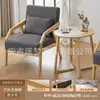 Conjunto de mesa e cadeiras de lazer para varanda um conjunto de três peças com uma mesa e duas cadeiras cadeira de sofá individual estilo log para pousada hotel tamanho grande