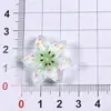 Flor de Cerejeira Lily Flor de Cinco Pétalas Resina Cola Creme Acessórios DIY Enfeites de Desenho Animado Adesivos para Presilha de Cabelo Feita à Mão