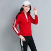 Traje Deportivo para Mujer Primavera y Otoño 2022 Nueva Moda Suéter de Tres Piezas Cárdigan Talla Grande Holgado Cuello Alto Ropa Casual a la Moda