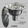 Dren de Piso Pulido Limpio de Acero Inoxidable 304/316 con Sello de Agua, a Prueba de Olores, a Prueba de Insectos, a Prueba de Desbordamiento, Dren de Piso para Tamaño de Tubería de PVC